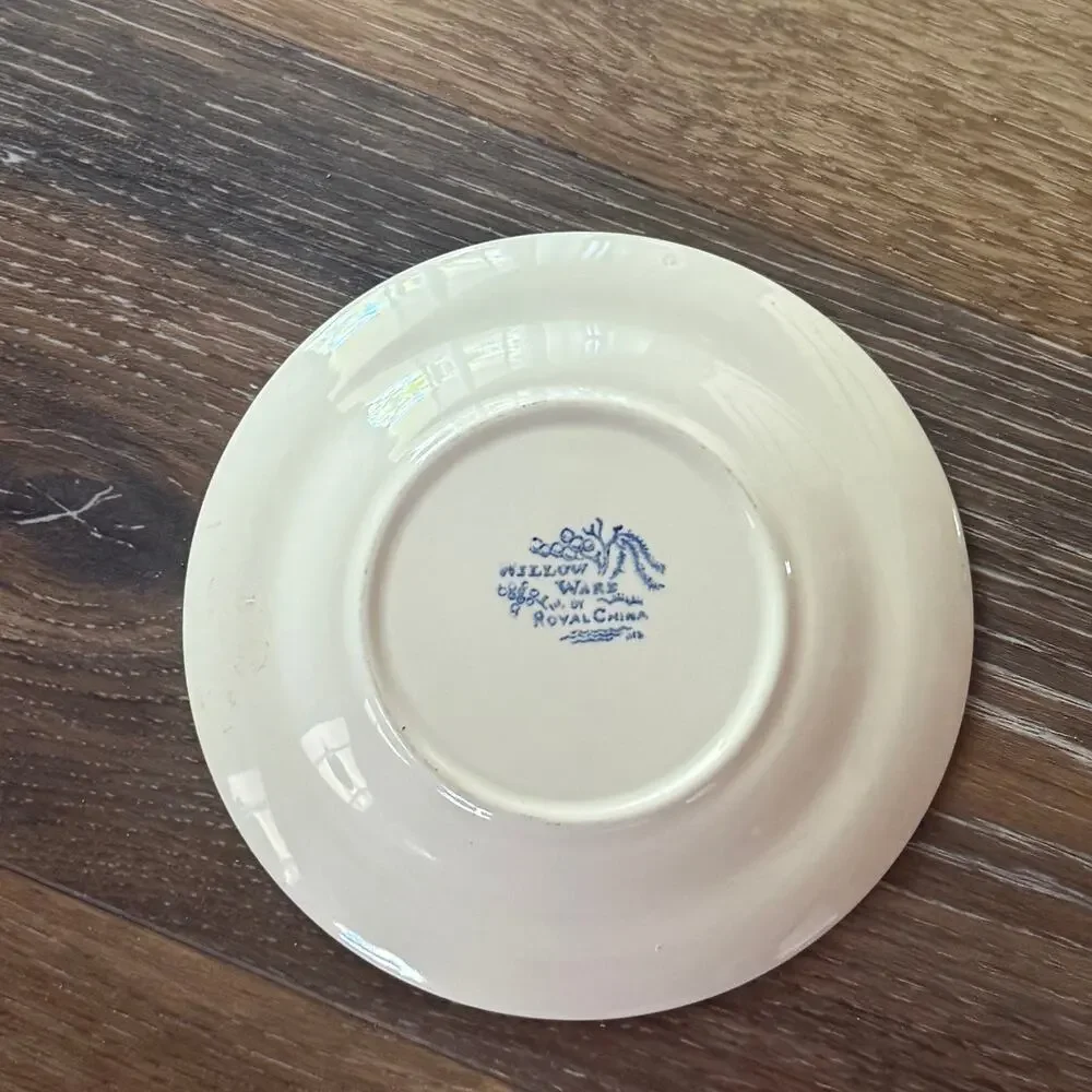 Vintage Royal China Willow Ware Blue Willow 6.5” Bread Dessert Plate